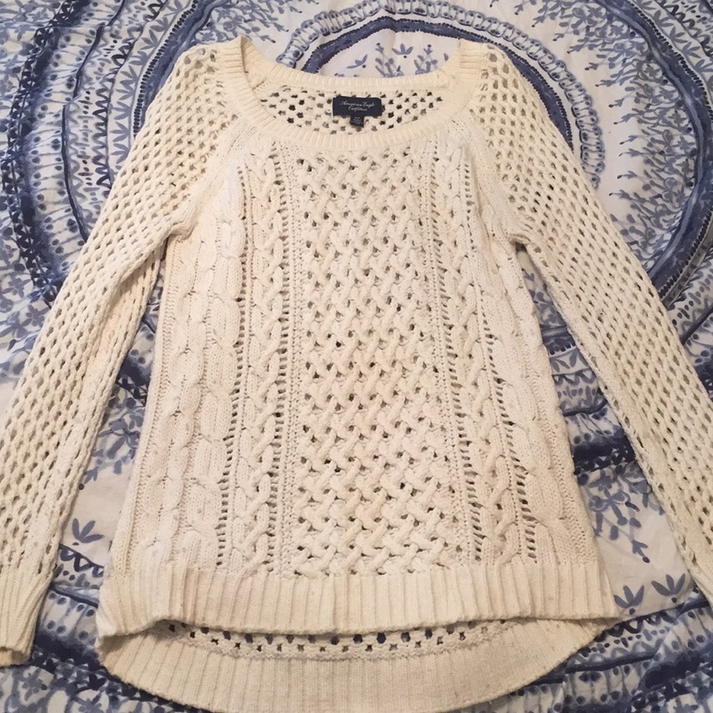 (2) Chunky Sweater Bundle American Eagle and Loft!